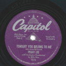 Peggy Lee – Tonight You Belong To Me / (When I Dance With You) I Get Ideas