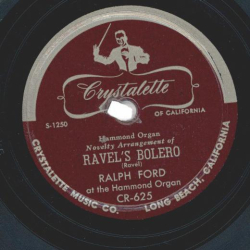 Ralph Ford – Ravels Bolero / Frenesi