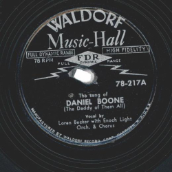 Loren Becker / Knuckles oToole - Daniel Boone / Honky tonk piano