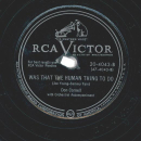 Don Cornell – That Old Feeling / Was That The Human Thing To Do