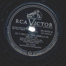 Don Cornell – Let A Smile Be Your Umbrella On A Rainy Day / Wedding Bells