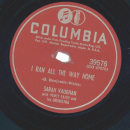 Sarah Vaughan With Percy Faith And His Orchestra – Just A Moment More / I Ran All The Way Home