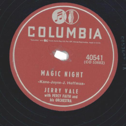 Jerry Vale With Percy Faith And His Orchestra – Heaven Came Down To Earth / Magic Night