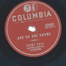 Jerry Vale – When I Let You Go / And No One Knows