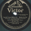 All Star Trio – Rose Of Washington Square / You Aint Heard Nothing Yet