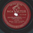 Boston "Pops" Orchestra*, Arthur Fiedler – España Rhapsodie (Spanish Rhapsody)