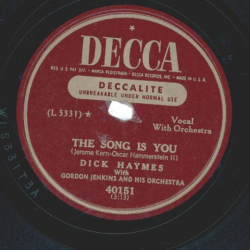 Dick Haymes – Ol Man River / The Song Is You