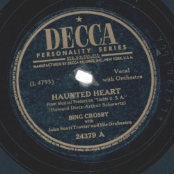 Bing Crosby – Haunted Heart / Moonlight On A White Picket Fence