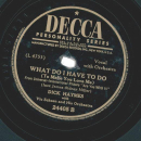 Dick Haymes – A Little Imagination / What Do I Have To Do