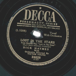 Dick Haymes – Lost In The Stars / Thousands Of Miles