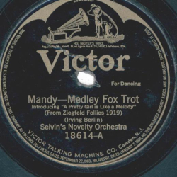 Selvins Novelty Orchestra – Mandy / Novelty One-Step