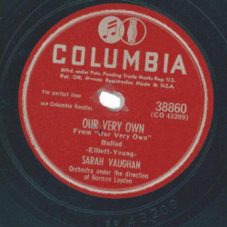Sarah Vaughan – Our Very Own / Dont Be Afraid