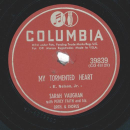Sarah Vaughan – My Tormented Heart / Say Youll Wait For Me 