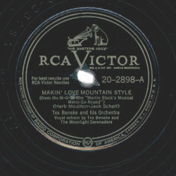 Tex Beneke And His Orchestra – Makin Love Mountain Style / Meadowlands