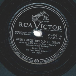 Dennis Day – When I Grow Too Old To Dream / Lover, Come Back To Me