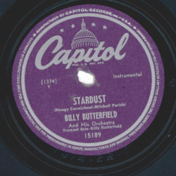 Billy Butterfield And His Orchestra – Stardust / Jalousie