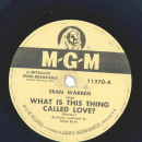 Fran Warren – What Is This Thing Called Love? /...