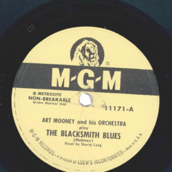 Art Mooney And His Orchestra – The Blacksmith Blues / Youre Not Worth My Tears