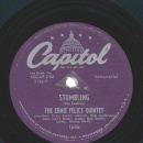 The Ernie Felice Quartet – Stumbling / Street Of...