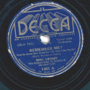 Bing Crosby With John Scott Trotter And His Orchestra...