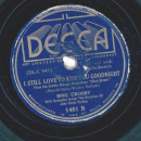 Bing Crosby With John Scott Trotter And His Orchestra – Remember Me? / I Still Love To Kiss You Goodnight