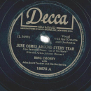 Bing Crosby With John Scott Trotter And His Orchestra...