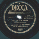 Bing Crosby With Fred Waring And His Pennsylvanians – The Iowa Indian Song / Way Back Home 