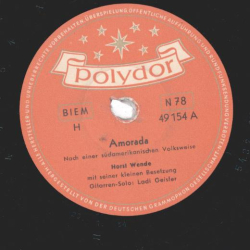 Horst Wende - Amorada / Baiao Cacula