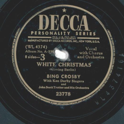 Bing Crosby - White Christmas / God rest ye merry gentlemen