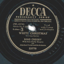 Bing Crosby - White Christmas / God rest ye merry gentlemen
