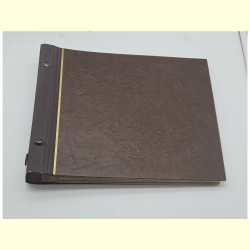 Schellackplattenalbum 25cm (10") rotbraun