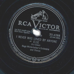 Hugo Winterhalters Orchestra And Chorus – I Never Was Loved By Anyone Else / Beyond The Blue Horizon