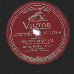 James Melton – Holiday For Strings / Our Waltz