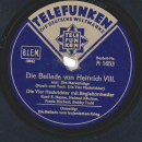 Die vier Nachrichter - Die Ballade vom Trojanischen Krieg / Die Ballade von Heinrich VIII.