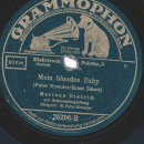 Marlene Dietrich - Allein in einer großen Stadt / Mein blondes Baby