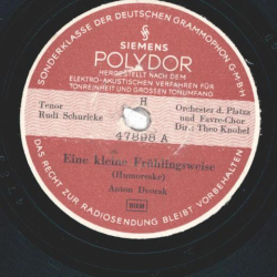 Rudi Schuricke - Eine kleine Frühlingsweise / Bella Venezia