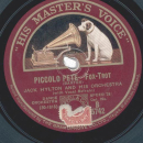Jack Hylton and his Orchestra - Youre My Silver Lining Of Love / Piccolo Pete