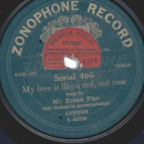 Mr. Ernest Pike - My love is like a red, red rose / Of a the airts the wind