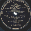 Mr. Edward Lloyd - The Minstrel Boy