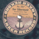 Anker-Orchester - Mädel und Nigger / Der Silbermund