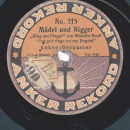 Anker-Orchester - Mädel und Nigger / Der Silbermund